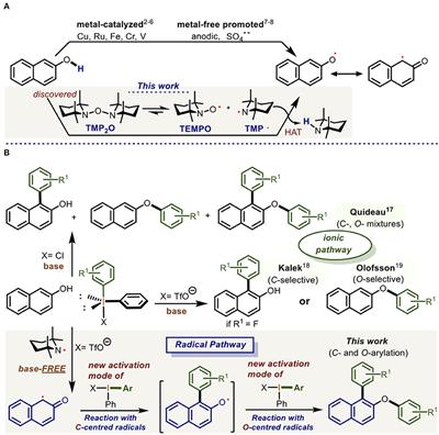 The Diaryliodonium(III) Salts Reaction With Free-Radicals Enables One-Pot Double Arylation of Naphthols